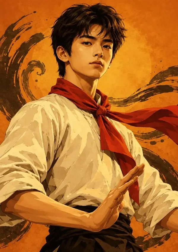 红豆短剧《归来的少年宗师》推荐海报，逆袭爽剧